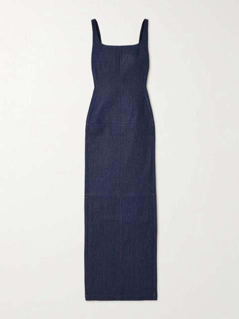 La robe de-Nîmes Spoglio denim gown