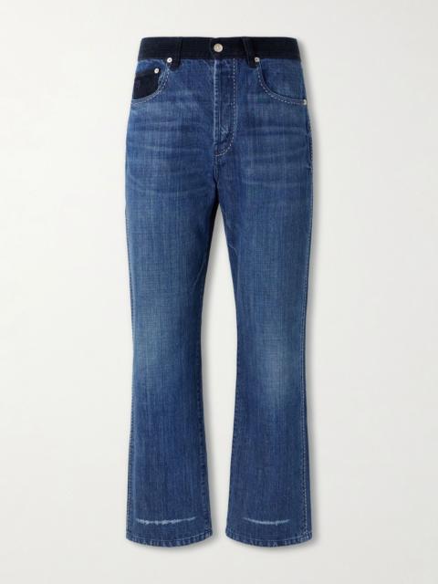 WALES BONNER Straight-Leg Jeans Blue