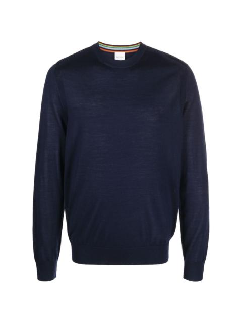 fine-knit sweatshirt