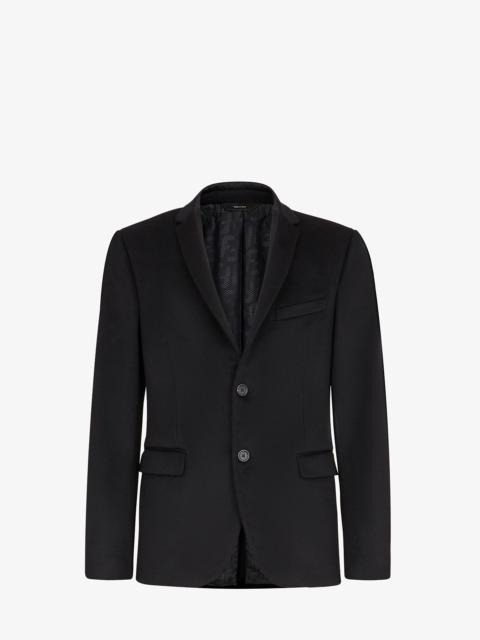 Black cashmere blazer