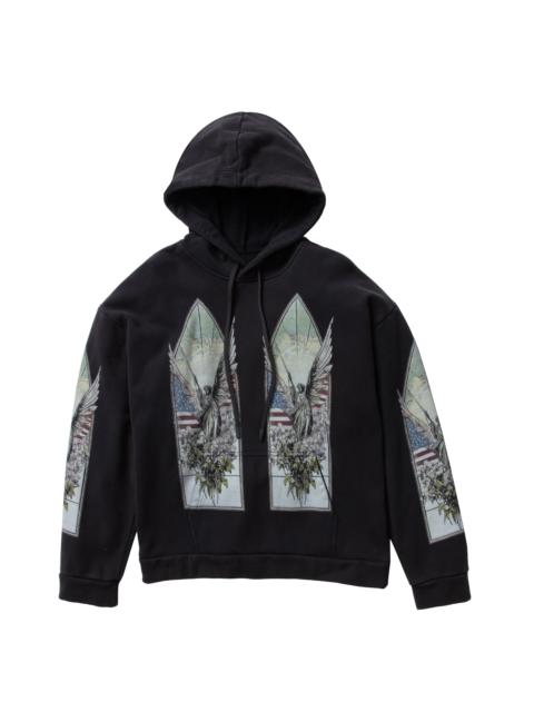 WHO DECIDES WAR DEMO HOODED PULLOVER