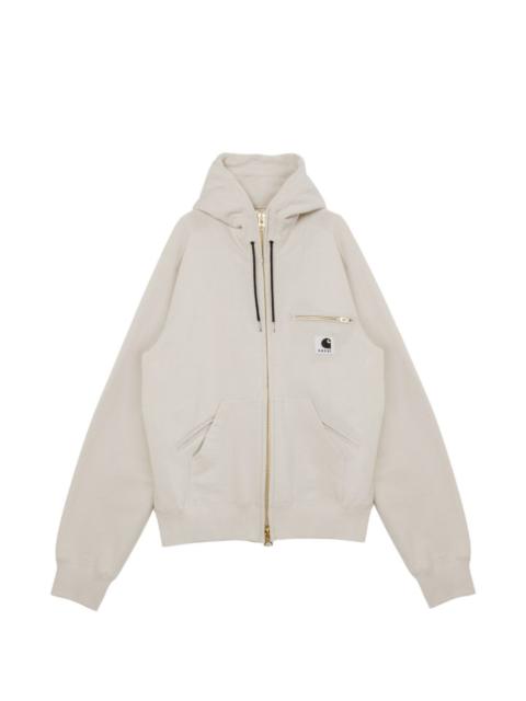 Carhartt WIP logo zip hoodie