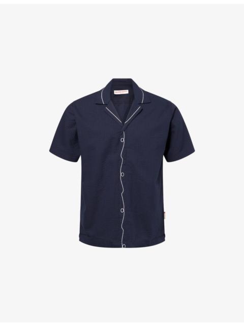 ORLEBAR BROWN Maitan Embroidered Cotton Shirt