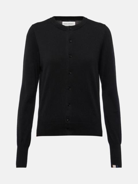 extreme cashmere Little Bit cotton and cashmere cardigan