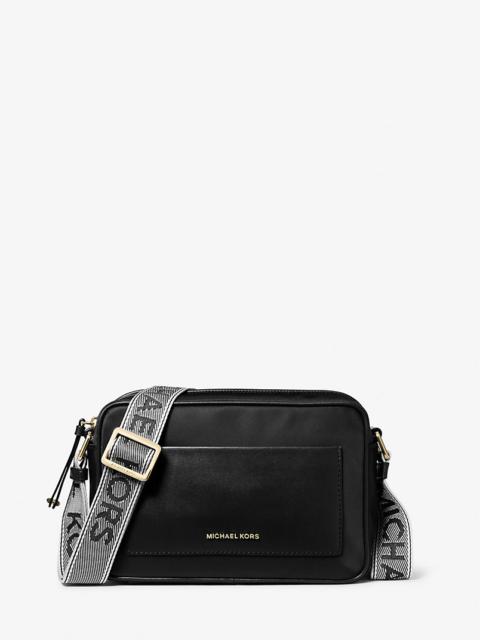 MICHAEL KORS Jet Set Large Nylon Gabardine Crossbody Bag