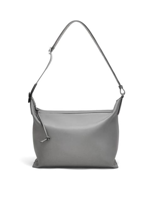 Cubi Crossbody bag in supple smooth calfskin and jacquard