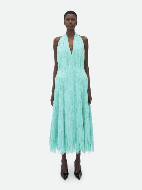 Bottega Veneta Fringed Midi Dress