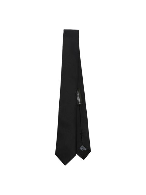 EMPORIO ARMANI gabardine silk tie