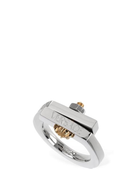 VERSACE Medusa & Greek motif ring