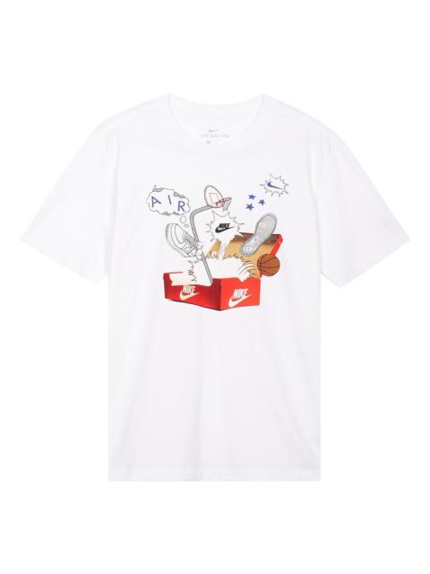 Nike Nike AS Men's Nike Sportswear Printed Short Sleeve TEE White CU6872-100