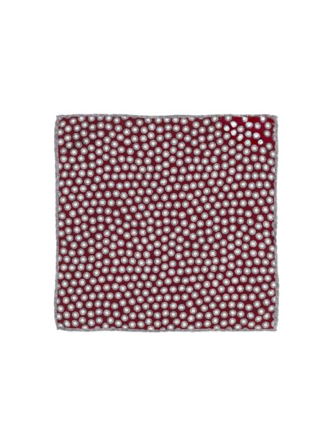 Brunello Cucinelli polka-dot pocket square
