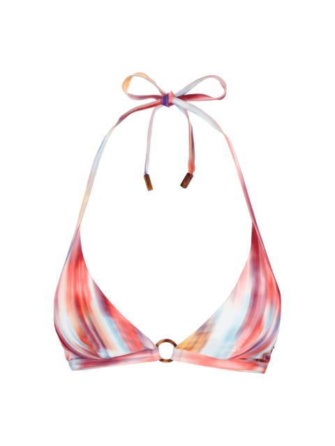 Vilebrequin Women Halter Bikini Top Ikat Flowers