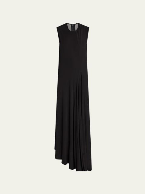 BALENCIAGA Sleeveless Asymmetric Maxi Dress