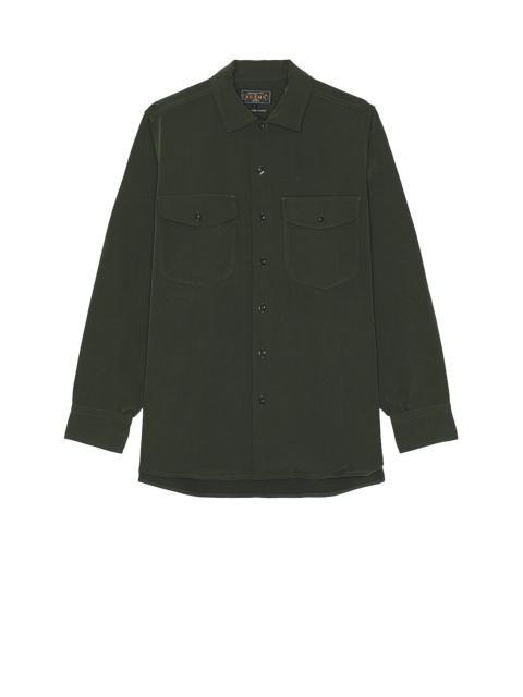 BEAMS PLUS Work Classic Fit Pe Twill Shirt