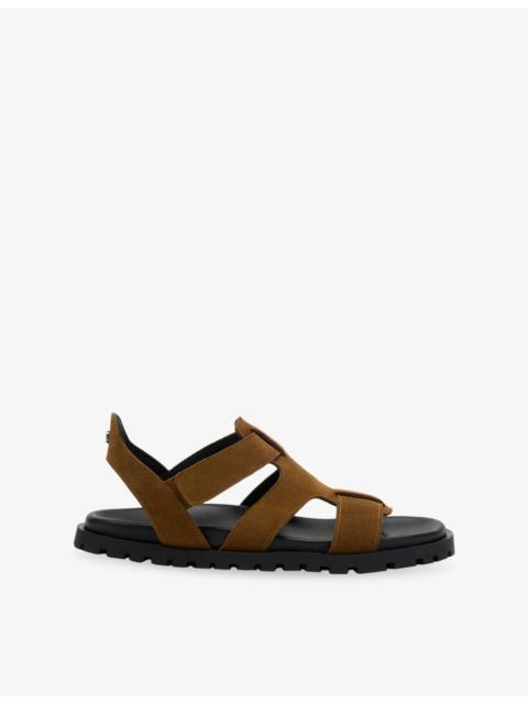 WHISTLES Freya Fisherman Suede Sandals