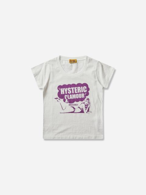 Hysteric Glamour Women's Hysteric Club Baby T-Shirt White