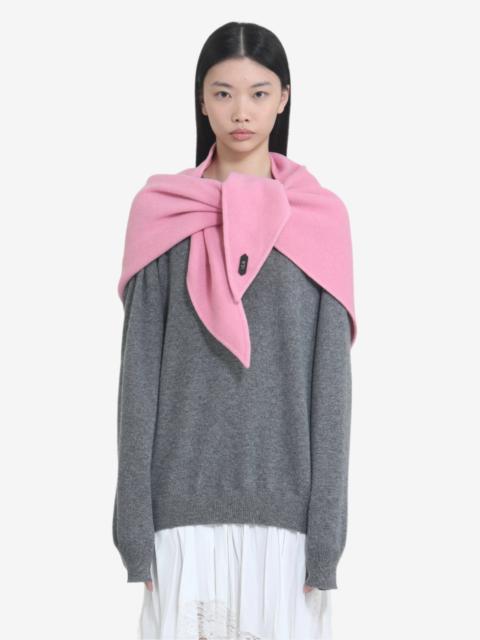 N°21 TRIANGLE SCARF WITH LOGO