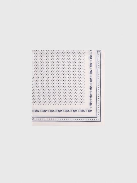 maje 90x90 printed silk scarf