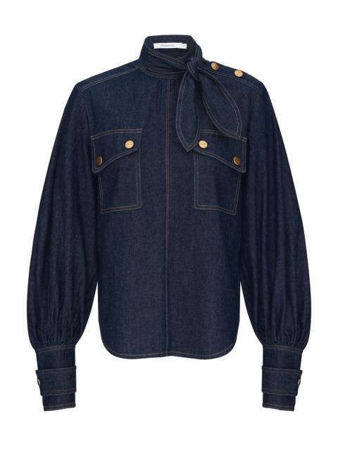 Zimmermann DENIM CARGO BLOUSE