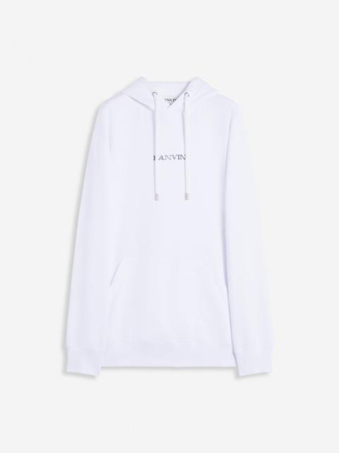LOOSE-FITTING HOODIE WITH LANVIN LOGO