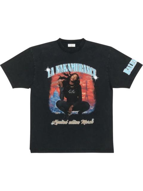 BALENCIAGA Aya Nakamura-print large-fit T-shirt