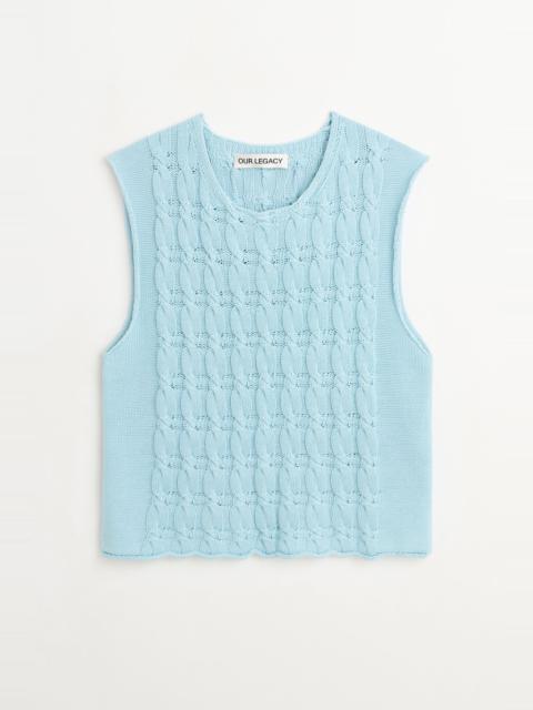 Our Legacy Pleaser Tank Natural Dye Sky Dry Cotton