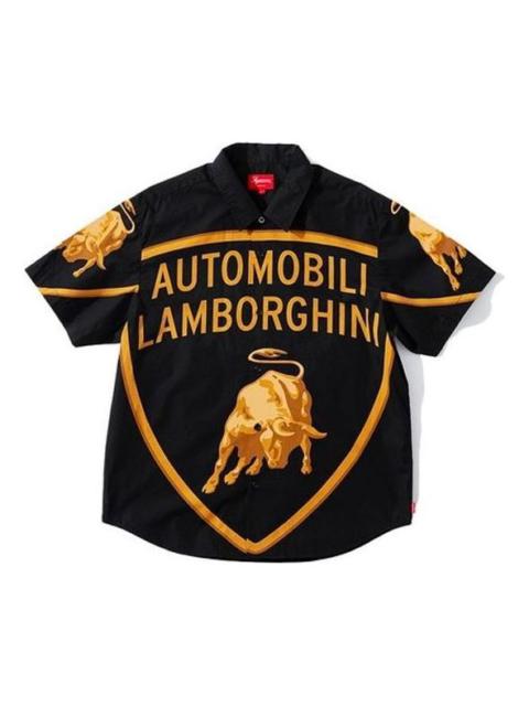 Supreme Supreme x Automobili Lamborghini S/S Shirt 'Black Yellow' SUP-SS20-522
