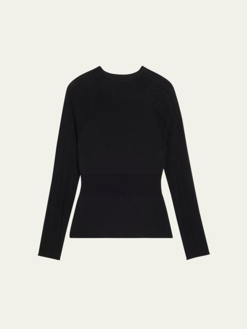 3.1 Phillip Lim Long-Sleeve Mock-Neck Top