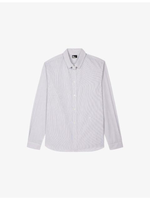 The Kooples Long-Sleeved Slim-Fit Cotton Shirt