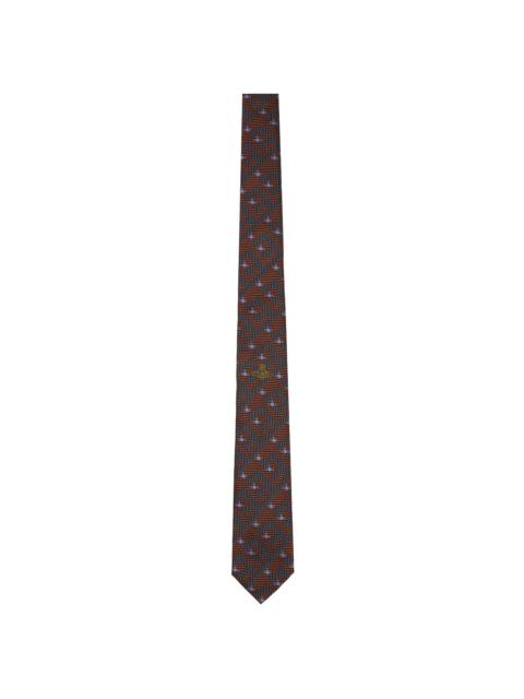 Burgundy Orb Tie