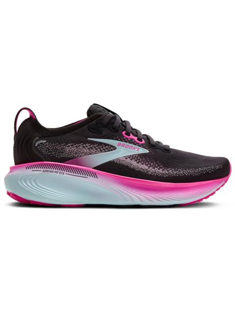 BROOKS Brooks Adrenaline GTS 25 Black Cyber Pink Iced Aqua (Women's)