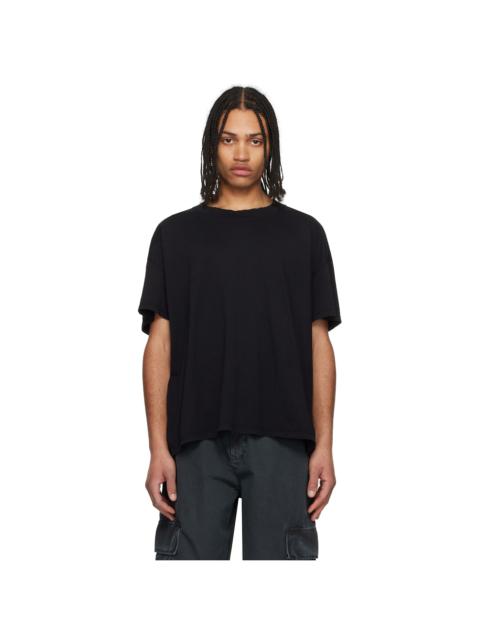 LES TIEN Three-Pack Black Oversized T-shirts
