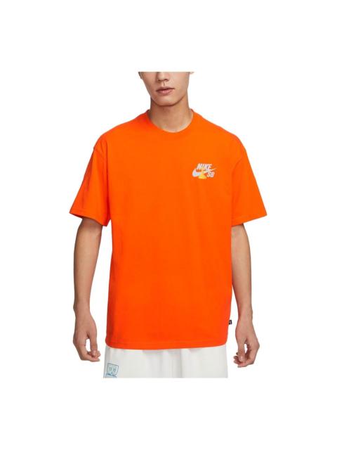 Nike Nike SB Graphic T-shirt Asia Sizing 'Orange' FJ1136-803