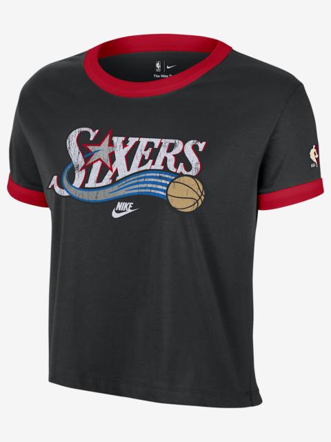 Nike Philadelphia 76ers Essential Hardwood Classics Women's Nike NBA T-Shirt