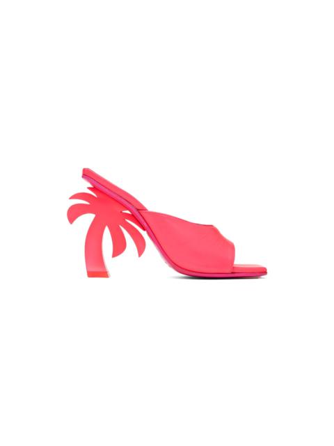 Palm Angels Pink Mule Palm Heels