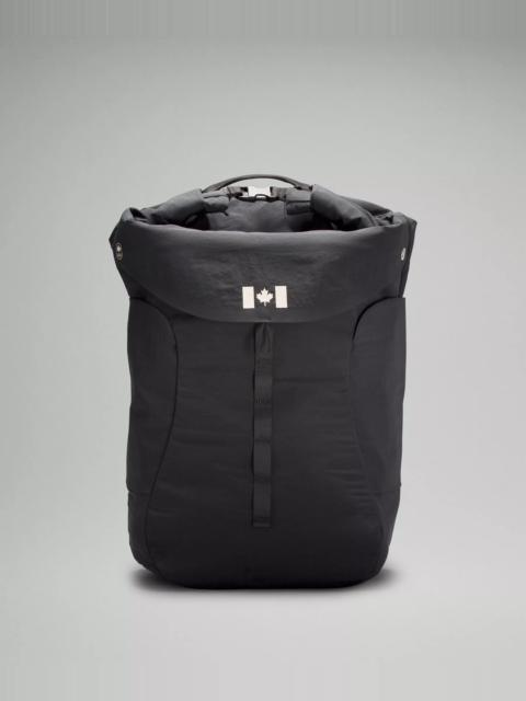 lululemon Team Canada Rolltop Backpack 45L *COC Logo