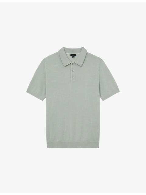REISS Manor Regular-Fit Merino Wool Polo Shirt