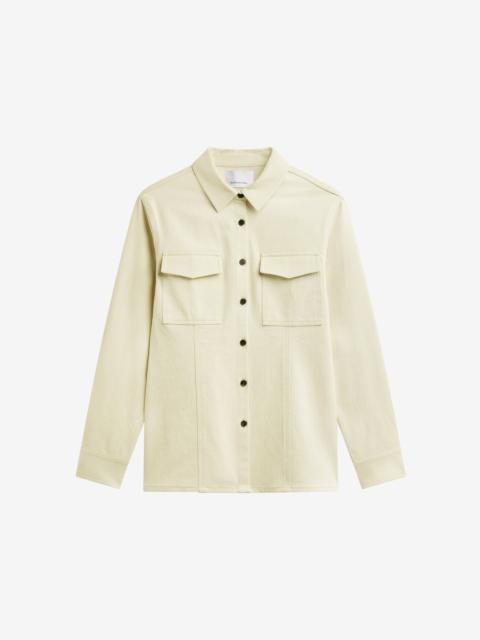 The Frankie Shop Aversa Tailored Overshirt - Light Beige