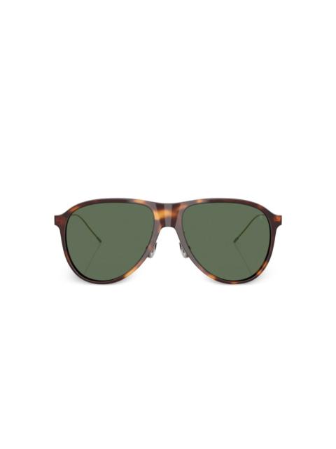 Brunello Cucinelli pilot-frame sunglasses