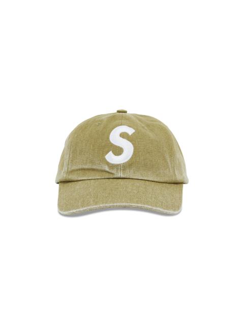 Supreme Supreme Pigment Canvas S Logo 6-Panel 'Olive'