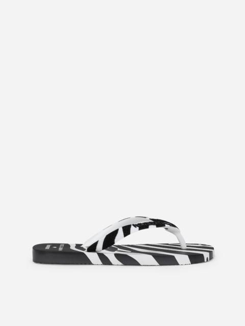 Dolce & Gabbana Dolce&Gabbana x Havaianas Zebra Flip-Flops