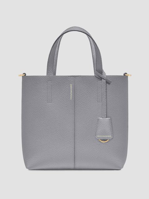 MAISON de SABRÉ Women's Small Leather Soft Tote Bag - Dove Grey