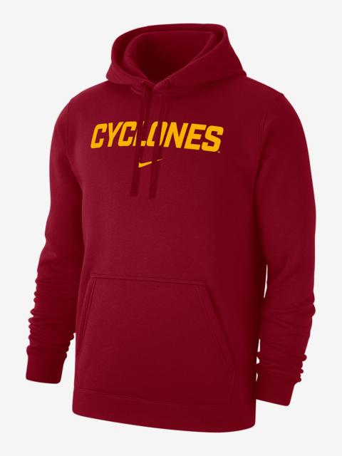 Nike Iowa State Club Fleece Men's Nike College Pullover Hoodie