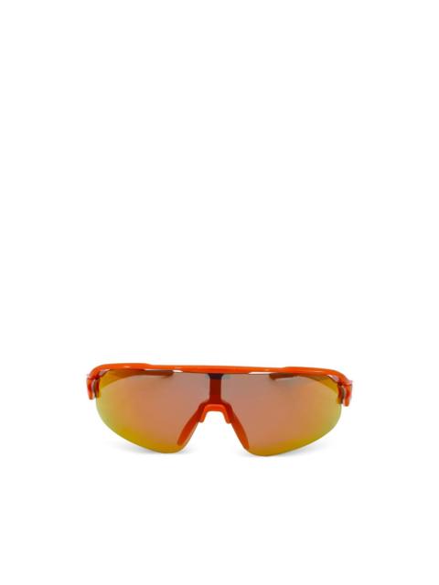 Nike Flyfree Shield Team geometric-frame sunglasses