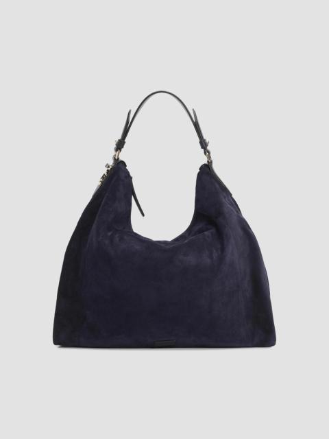 JIMMY CHOO Women's Ana Suede Hobo Bag - Marine Light Gold