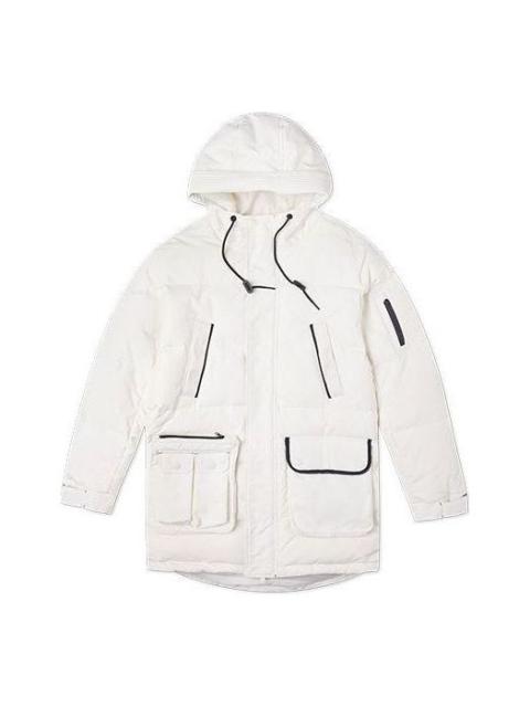 Converse Converse Down Mid Length Jacket 'White' 10019988-A02