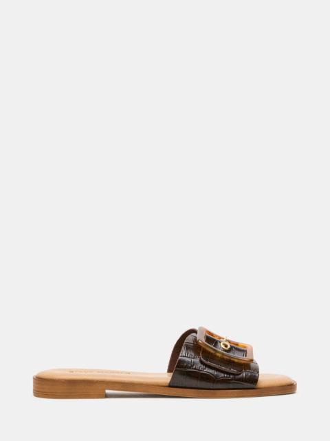 STEVE MADDEN HAPP BROWN CROCODILE