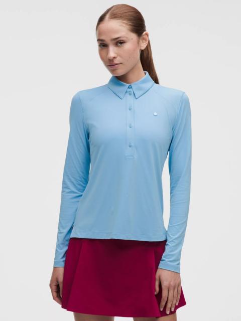 lululemon Quick-Dry Long-Sleeve Polo Shirt *Straight Hem