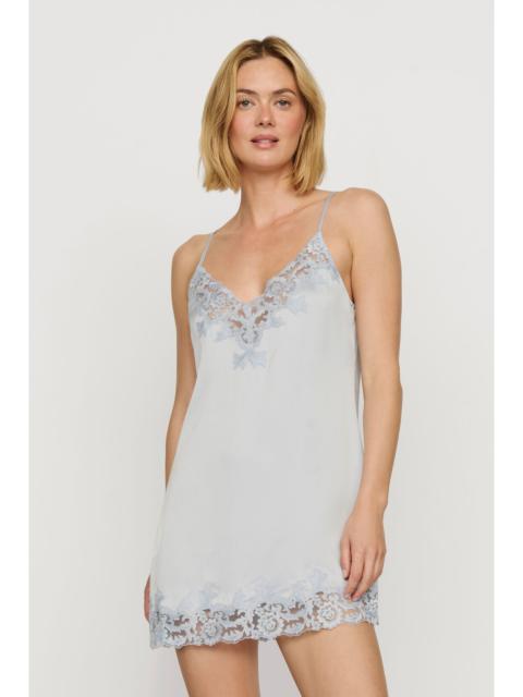 eberjey Washable Silk with Lace Embroidery Short Slip