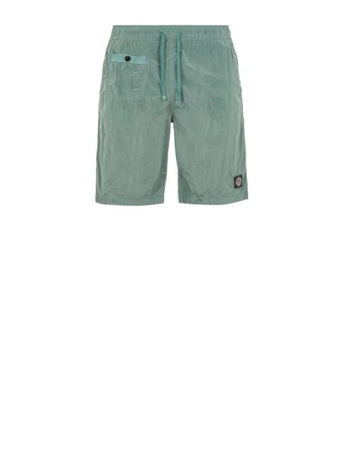 Stone Island B0443 NYLON METAL IN ECONYL® REGENERATED NYLON LIGHT GREEN